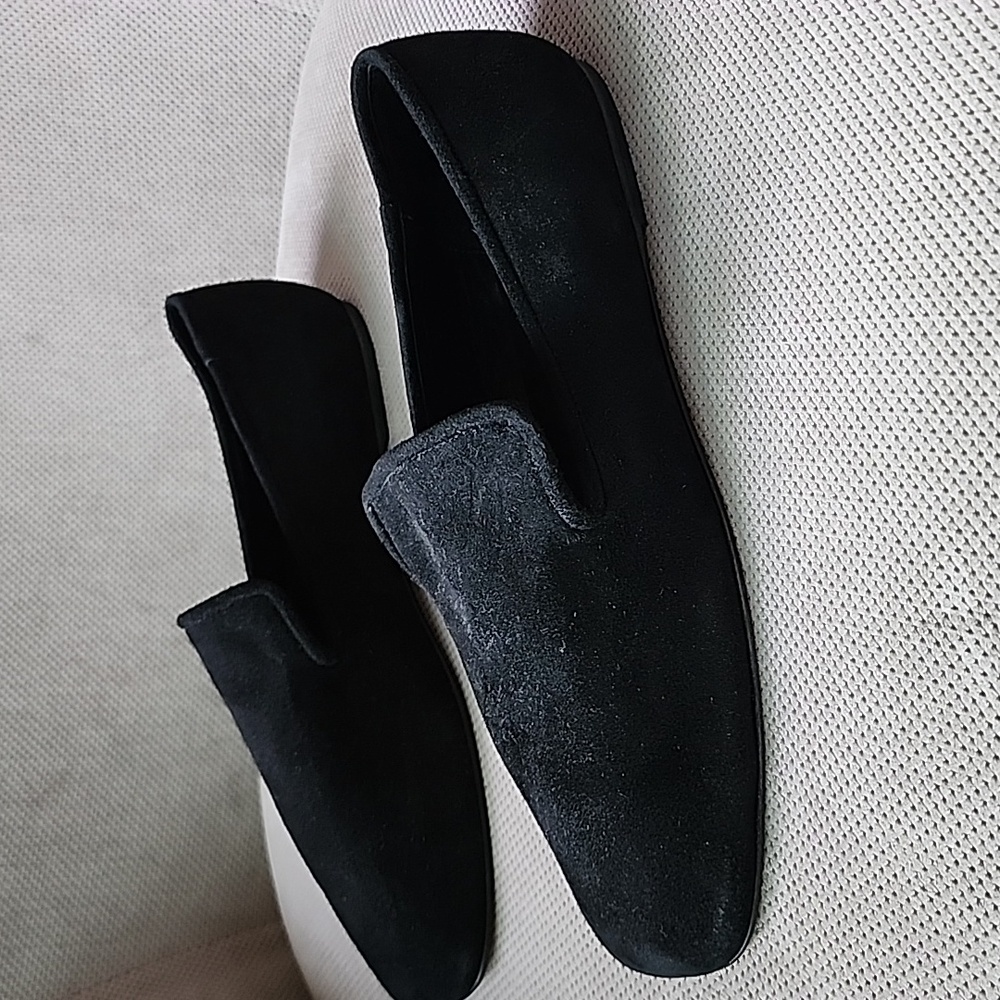 Everlane Day Black Suede Loafer NWOT